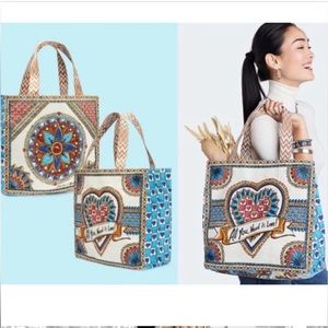 BNWT Brighton Limited Edition “Believe In Love” Large Canvas Tote Bag